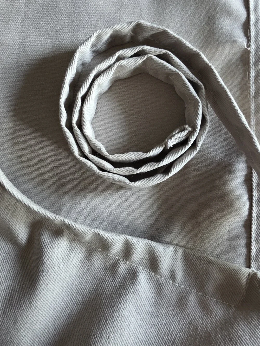 Williams Sonoma Y2K Vintage Heavy Duty Chef Apron Made in USA Beige